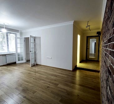 Капитальный ремонт в 3-к квартире 54 м2, слайд 1