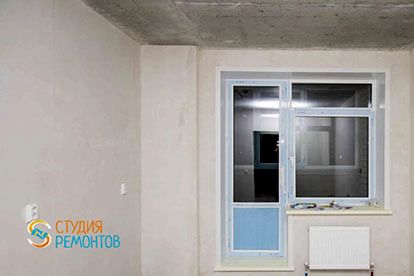 Черновой ремонт кухни в однокомнатной квартире 21 кв. м., фото-1