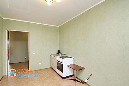 Чистовая отделка кухни в однокомнатной квартире 32 кв. м.