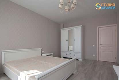 Дизайн спальни 18м2 в классическом стиле