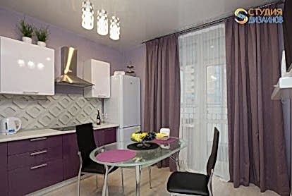 Дизайн кухни в 1-комнатной квартире 50м2