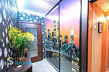 Дизайнерский ремонт коридора 3 кв.м.
