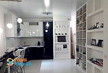 Дизайнерский ремонт комнаты в маленькой квартире 23 кв.м.