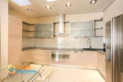 Капитальный ремонт кухни в 4-х комнатной квартире 77 кв.м.