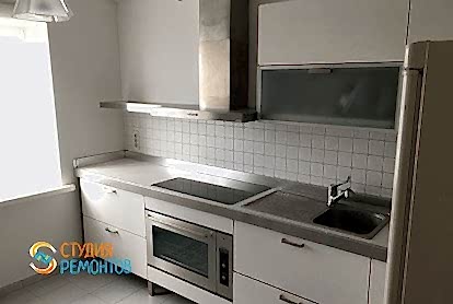 Капитальный ремонт кухни в 5-комнатной квартире 86 кв.м.