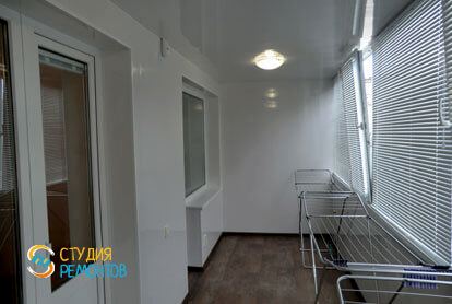 Косметический ремонт лоджии в однокомнатной квартире 35 кв.м.