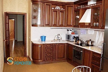 Косметический ремонт кухни в 4-х комнатной квартире 80 кв.м.