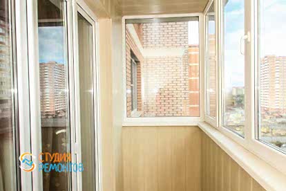 Косметический ремонт балкона 2,5 кв.м.