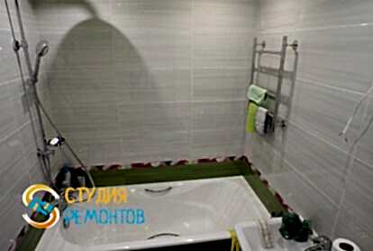 Капитальный ремонт ванной комнаты 3 кв.м.