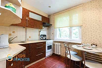 Капитальный ремонт кухни 6 кв.м.