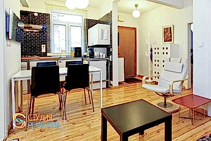 Ремонт кухни-столовой в квартире 55 кв.м. в Печатниках