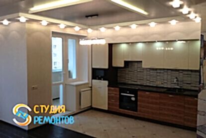Капитальный ремонт кухни в студии 25 м2