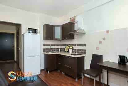 Ремонт кухни в однокомнатной новостройке 39 кв. м. под ключ