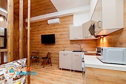 Капитальный ремонт кухни совмещенной со спальней квартиры-студии 33 квадратных метра