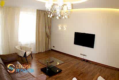 Евроремонт зала в студии 36,6 кв.м., фото 1