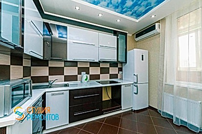 Капитальный ремонт кухни в угловой квартире 33,4 кв.м