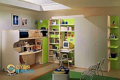 Евроремонт детской комнаты 9 кв.м.